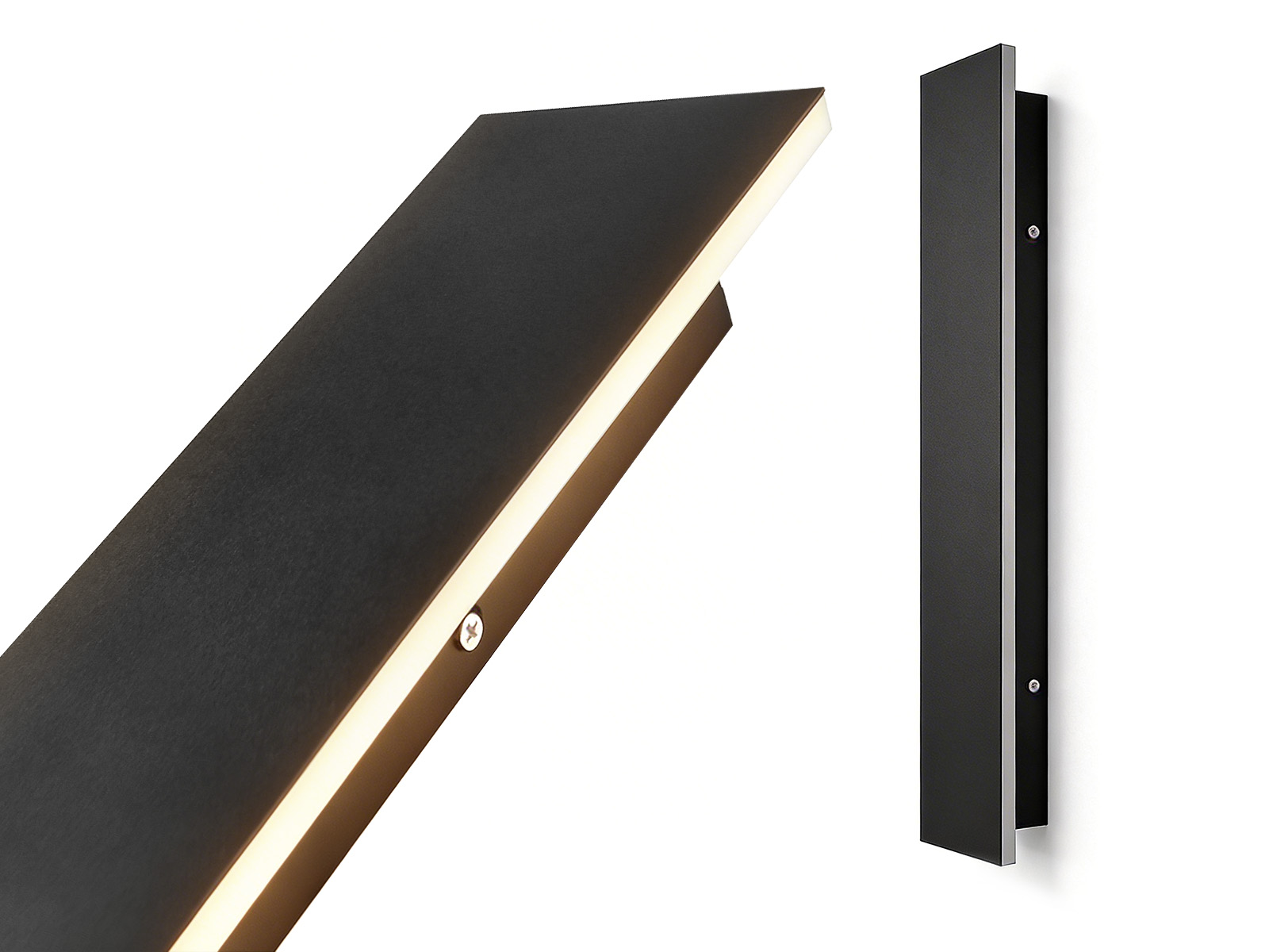 Kinkiet ogrodowy LED MIRANA 12W 60cm 4000K IP44 czarny